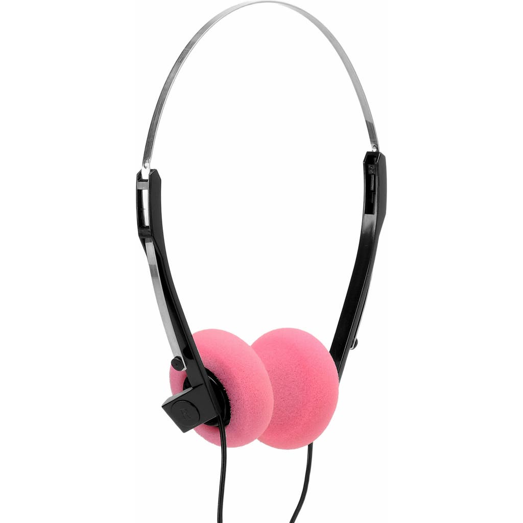 Retrospekt Retro Foam On-Ear Headphones in Pink  product