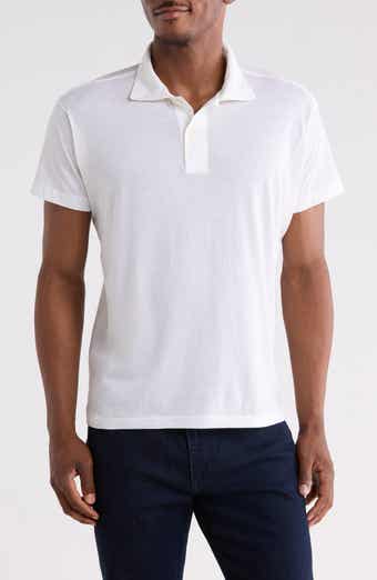 BUCK MASON Cool Cotton & Cashmere Blend Knit Polo