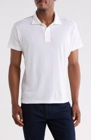 BUCK MASON Cool Cotton & Cashmere Blend Knit Polo