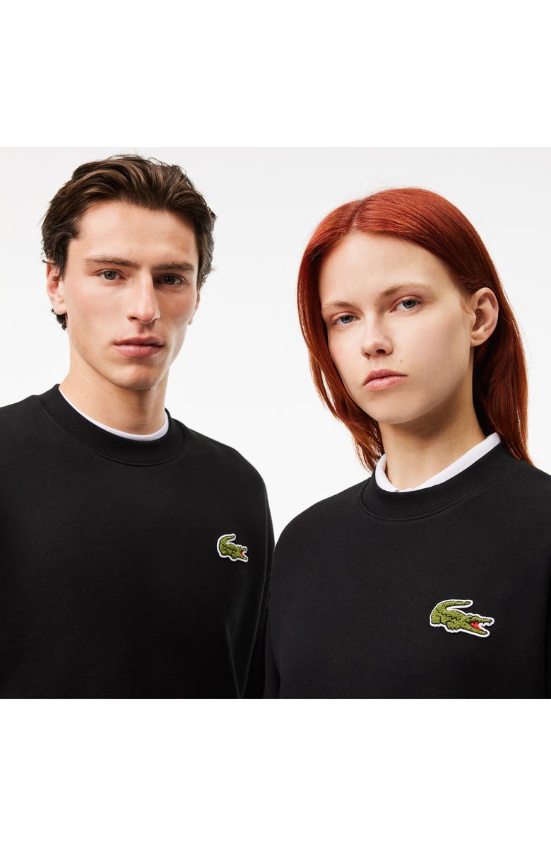 Lacoste Loose Fit Cotton French Terry Sweatshirt, Alternate, color,