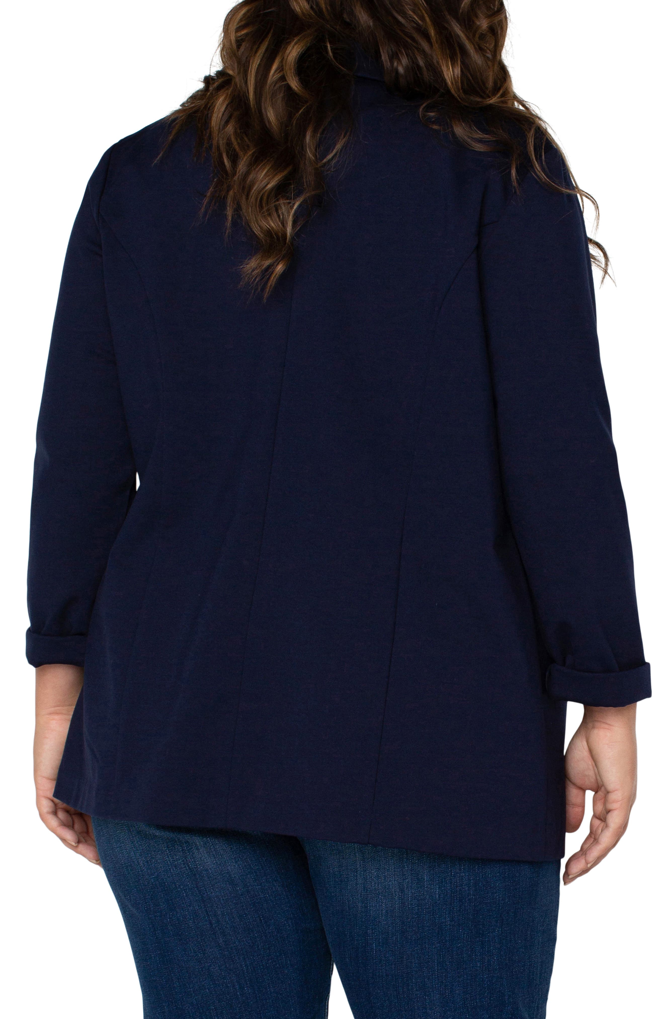 Boyfriend Ponte Knit Blazer - image 2