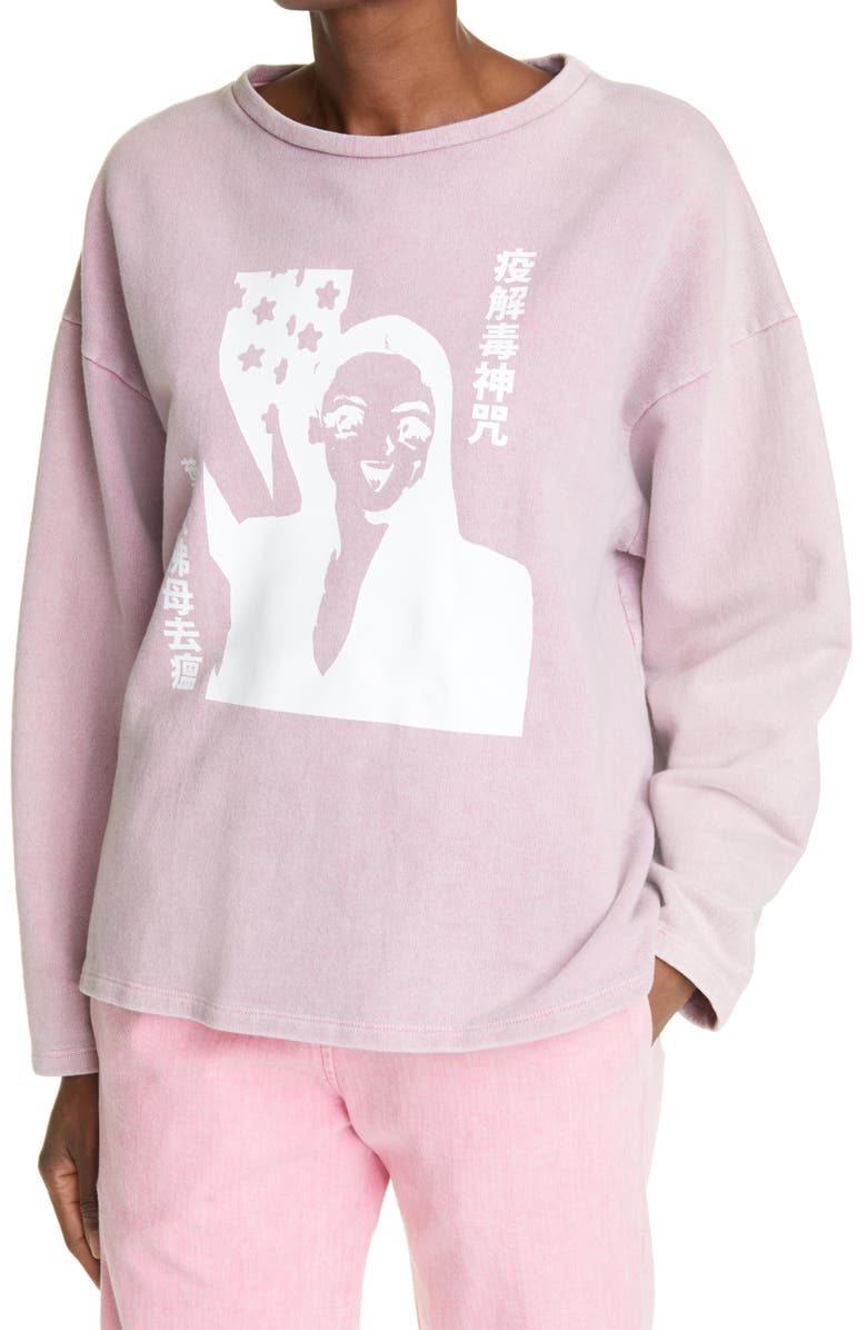 Liberal Youth Ministry Unisex Anime Graphic Sweatshirt, Alternate, color, 