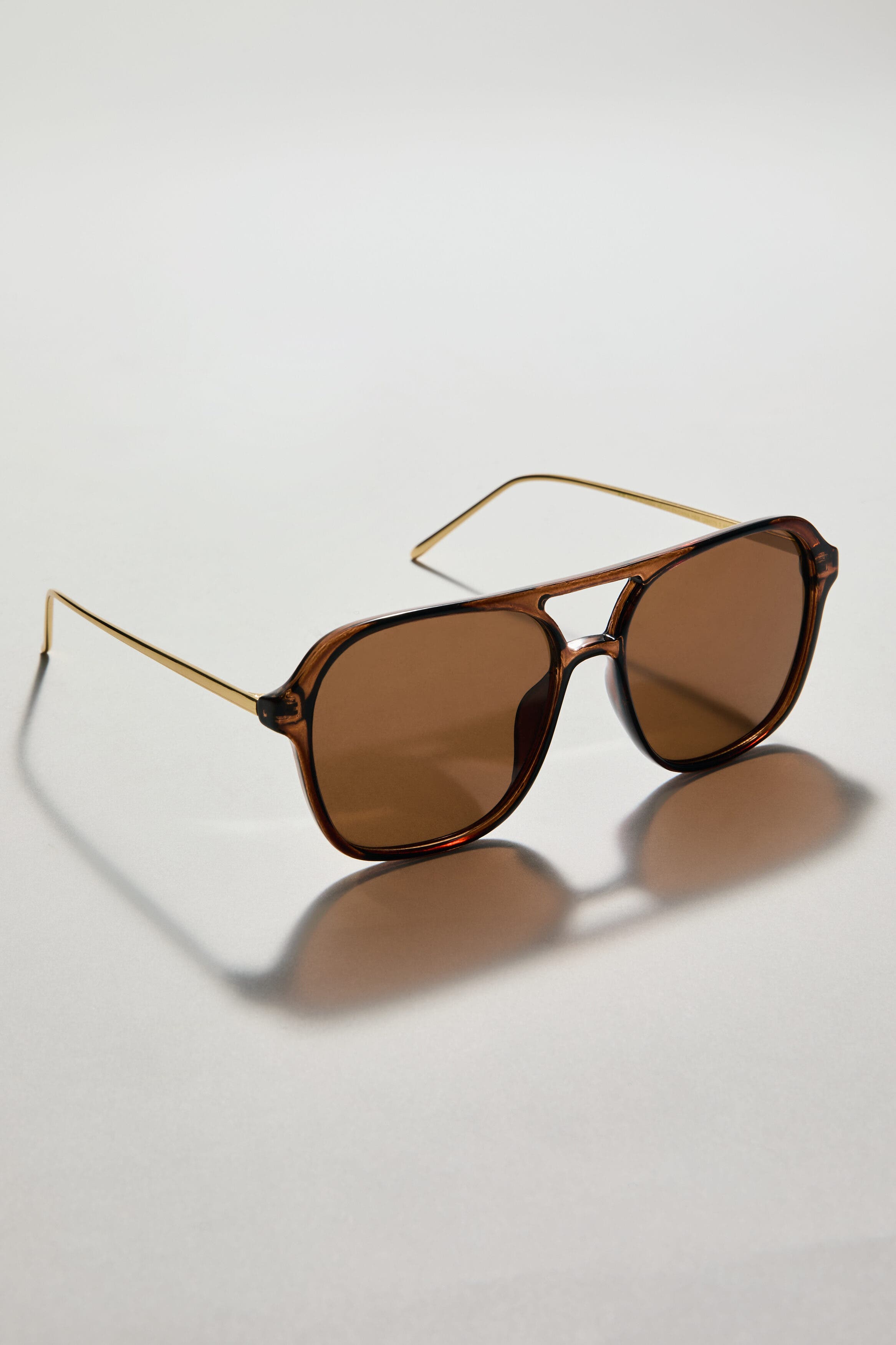 H&M Polarised Sunglasses, Alternate, color, Dark Brown