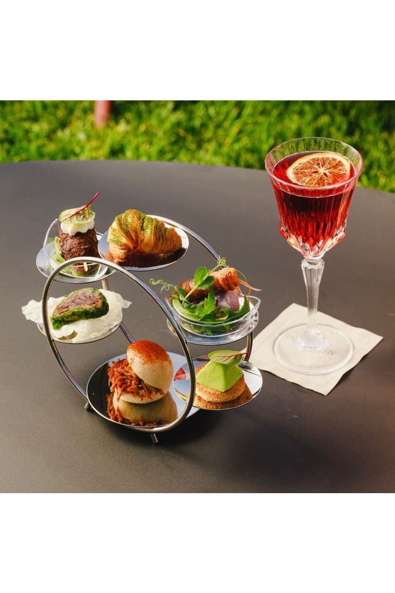 Giotto Micro Serving Presentoire, Alternate, color, Silver