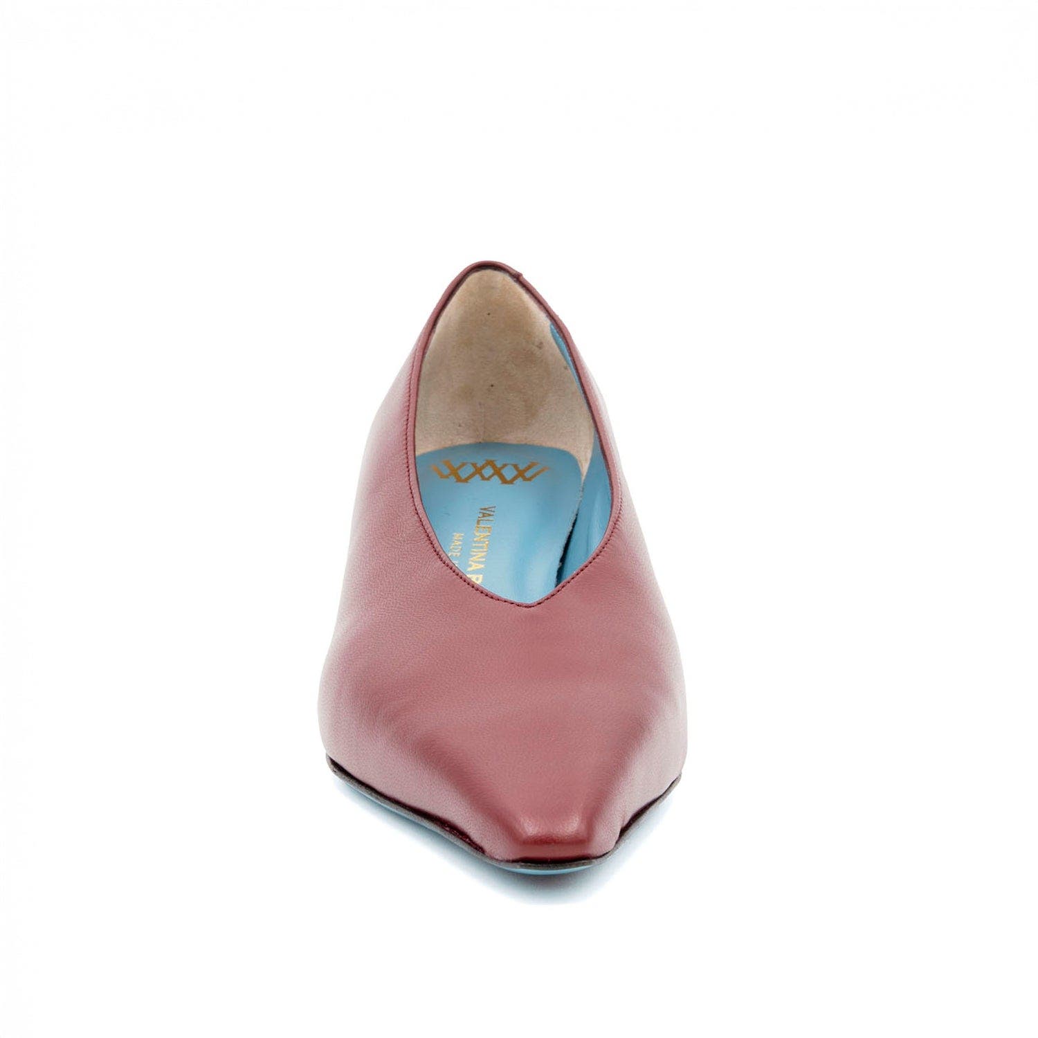 Valentina Rangoni Vespero Choked Vamp Pump, Alternate, color, Wine Parm