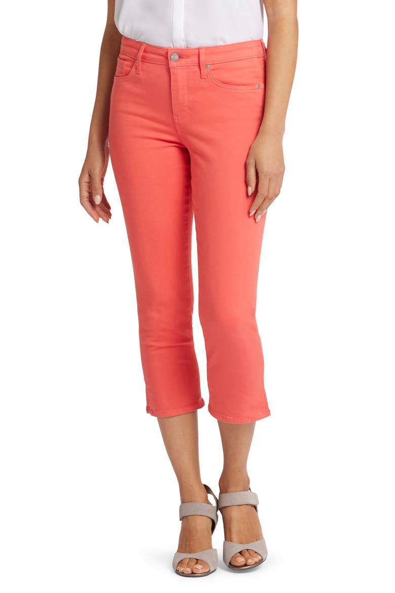Chloe Side Slit Crop Jeans, Main, color, FRUIT PUNCH