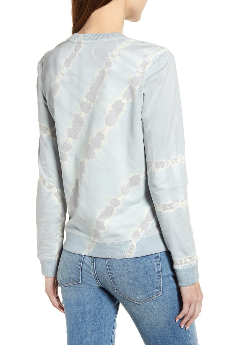 Lucky Brand Tie Dye Cotton Sweatshirt, Alternate, color, 