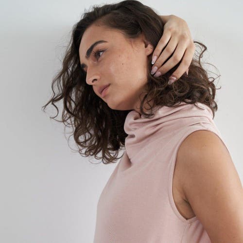 Eavolu Kakadu Sleeveless Tunic/dress In Rose Quartz