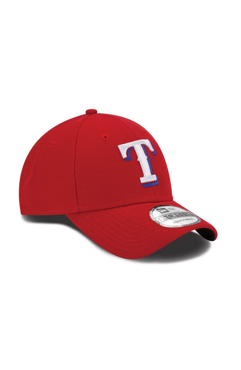 New Era Men's New Era Red Texas Rangers League 9FORTY Adjustable Hat, Alternate, color,