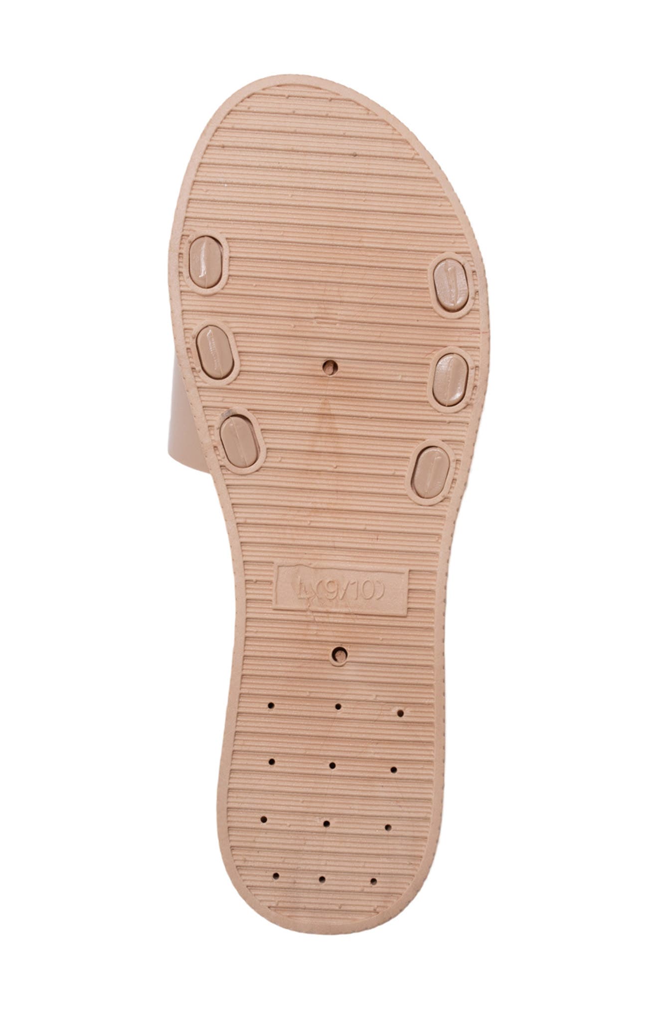 bebe Charm Slide Sandal, Alternate, color, Tan