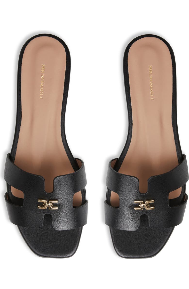 Bruno Magli Fina Slide Sandal, Alternate, color, Black