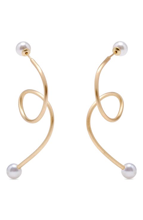 Tazia Loop Drop Earrings