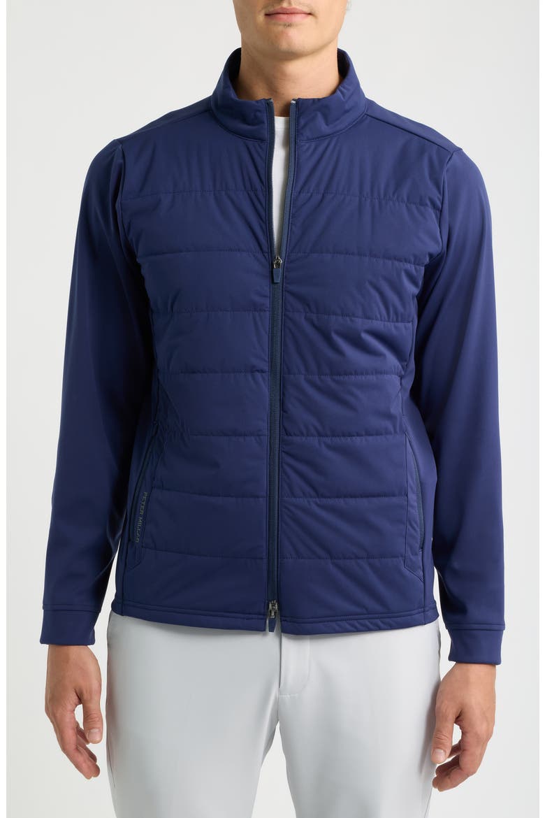 Merge Hybrid Performance Jacket, Alternate, color, NAVY