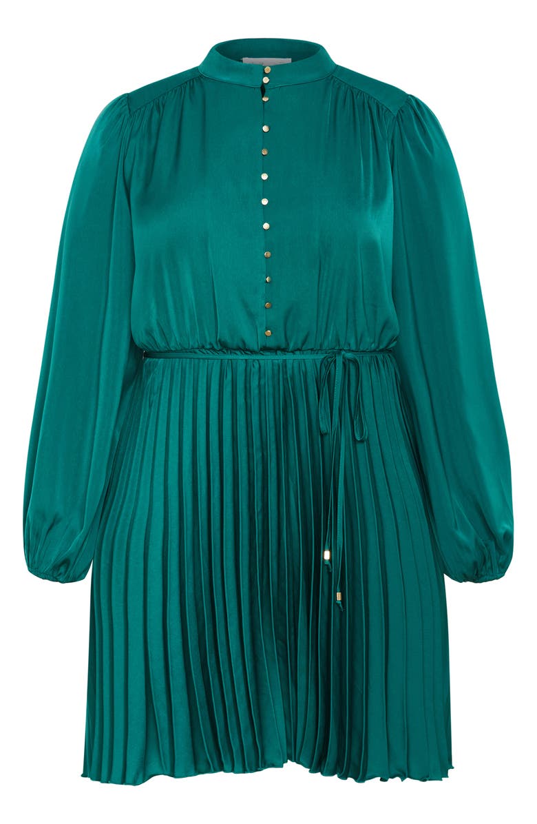 City Chic Halle Long Sleeve Minidress, Alternate, color, 