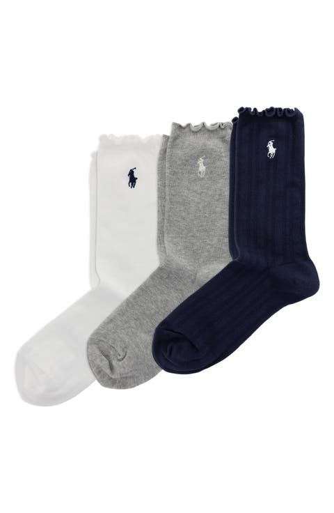 Lettuce Edge Assorted 3-Pack Ankle Socks