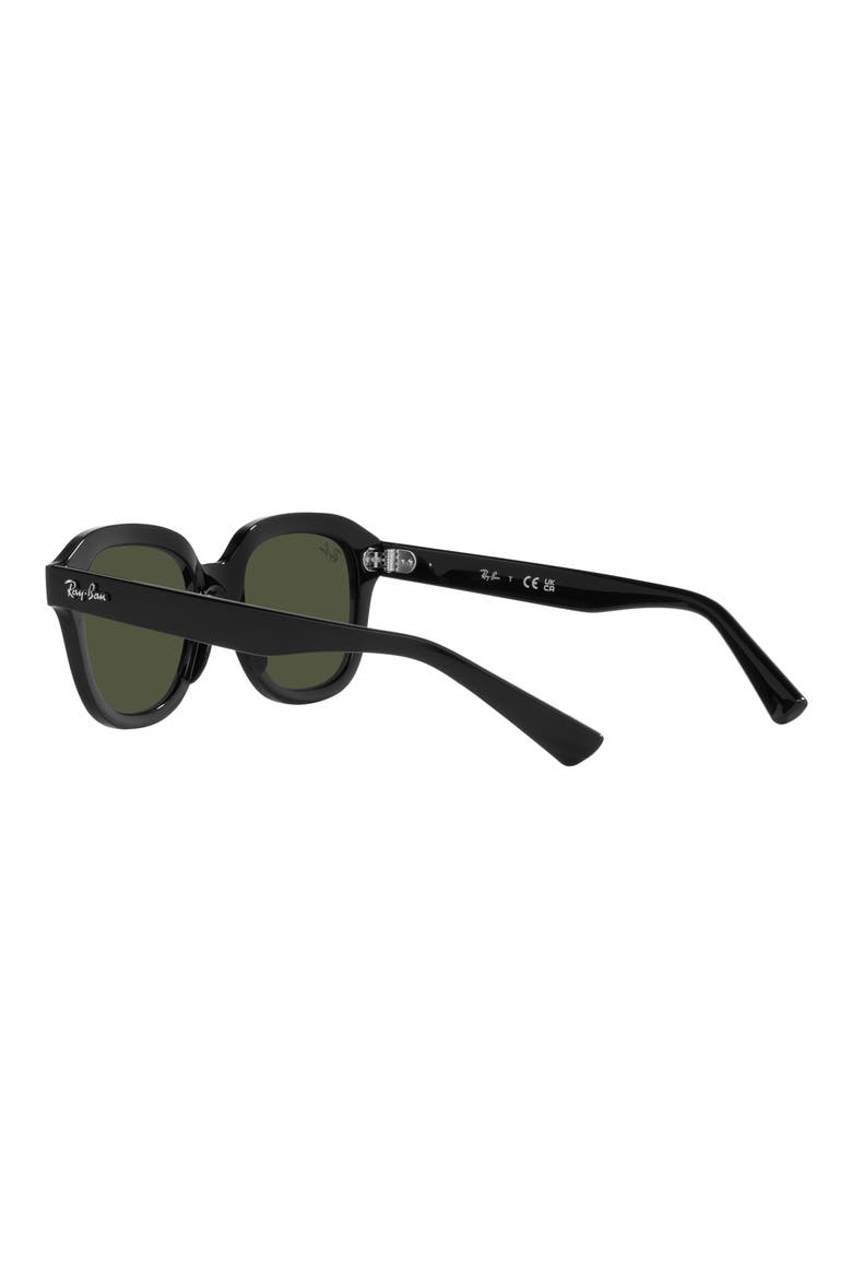 Erik 53mm Square Sunglasses, Alternate, color, BLACK