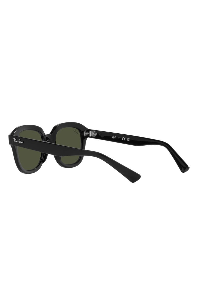 Ray-Ban Erik 53mm Square Sunglasses, Alternate, color, Black