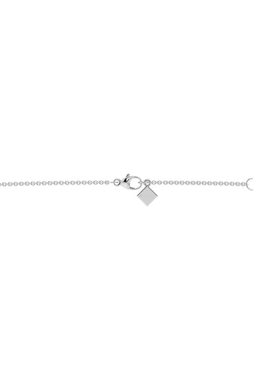 Everyday By Hautecarat Mixed Shape Diamond Lariat Y-necklace In 14k White Gold