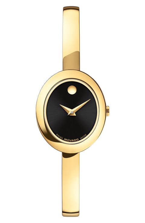 Museum Oval Bangle Watch, 22mm x 26mm