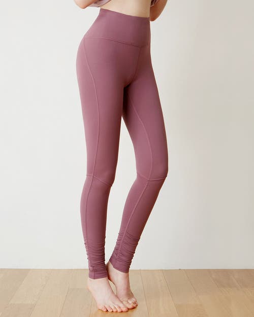 Rebody Active Rusche Hour Leggings In Grape