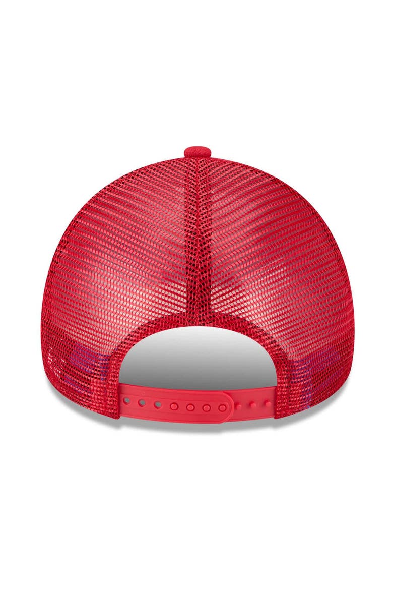 Men's New Era  Red St. Louis Cardinals 2025 Big League Chew A-Frame 9FORTY Adjustable Trucker Hat, Alternate, color, Red