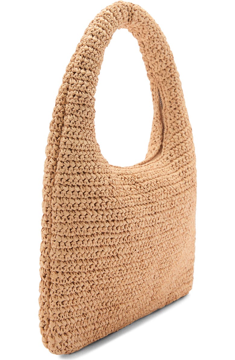 MANGO Straw Shoulder Bag, Alternate, color,