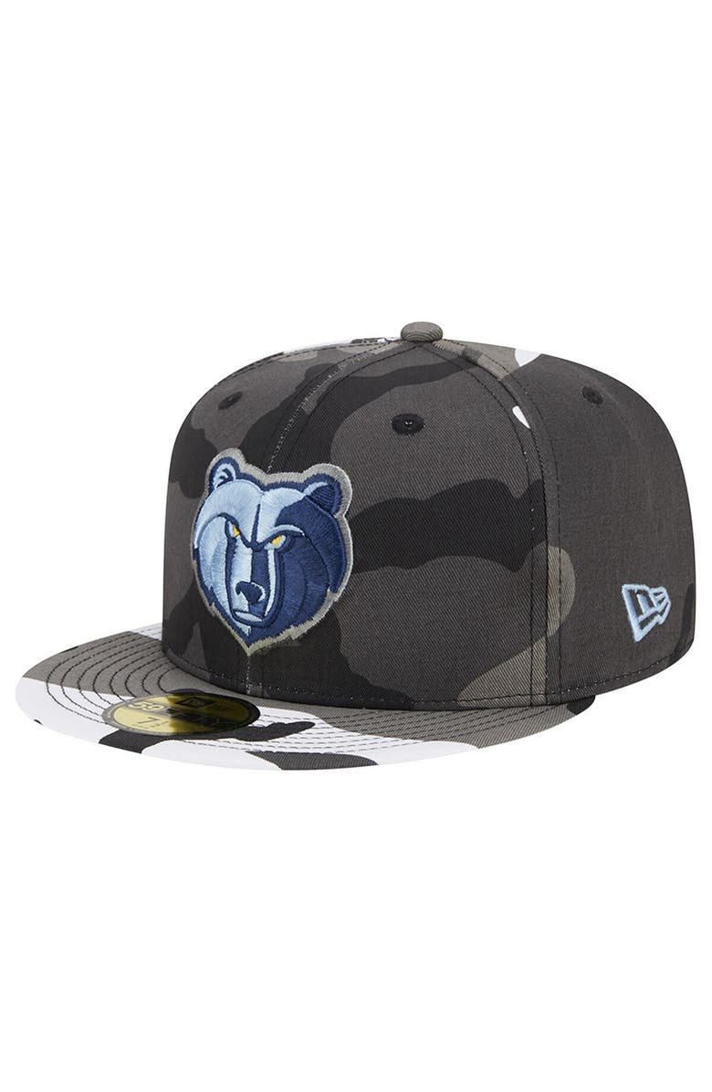 New Era Men's New Era Memphis Grizzlies Snow Camo 59FIFTY Fitted Hat, Main, color, Camo