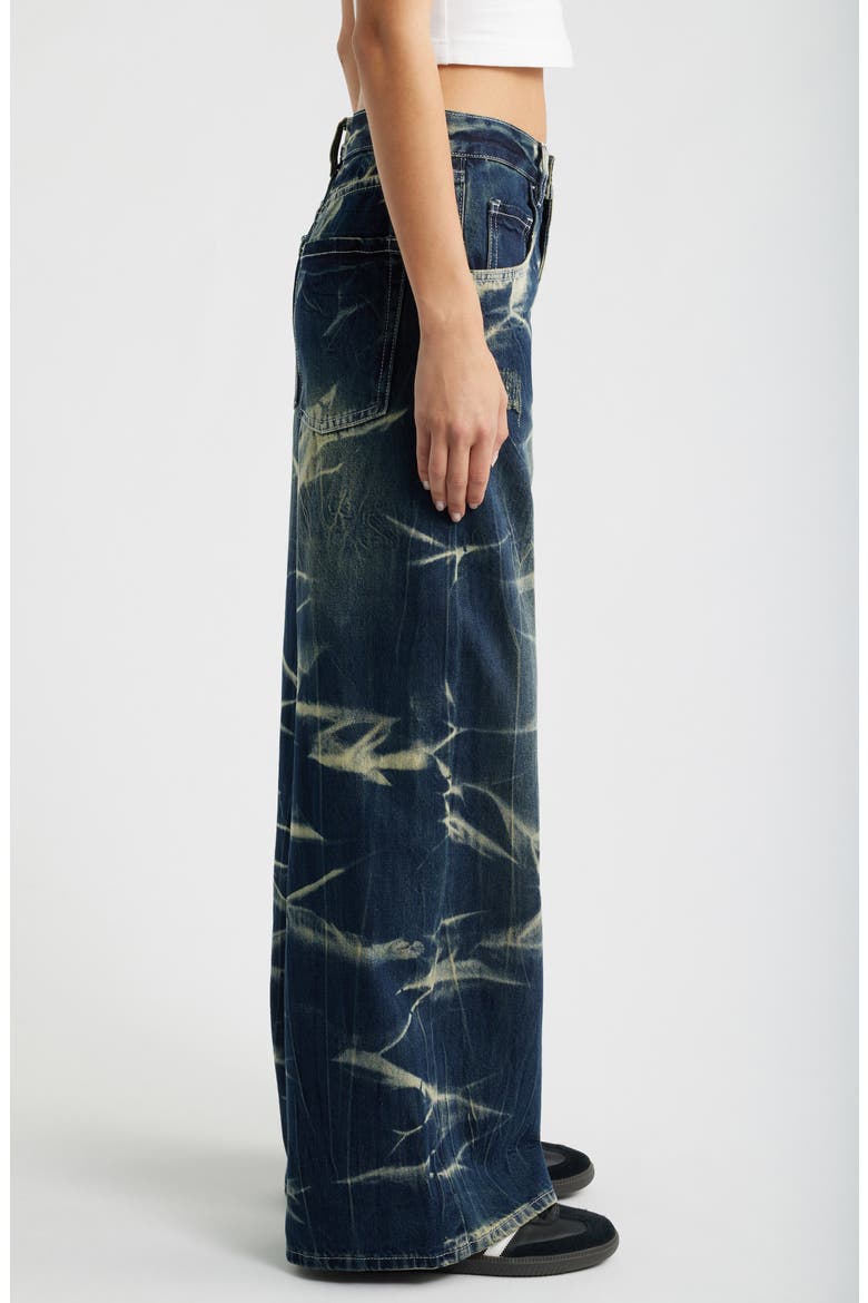 Billie Baggy Wide Leg Jeans, Alternate, color, DARK BLUE