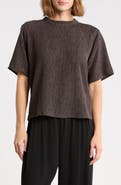 Eileen Fisher Crinkled Short Sleeve Top