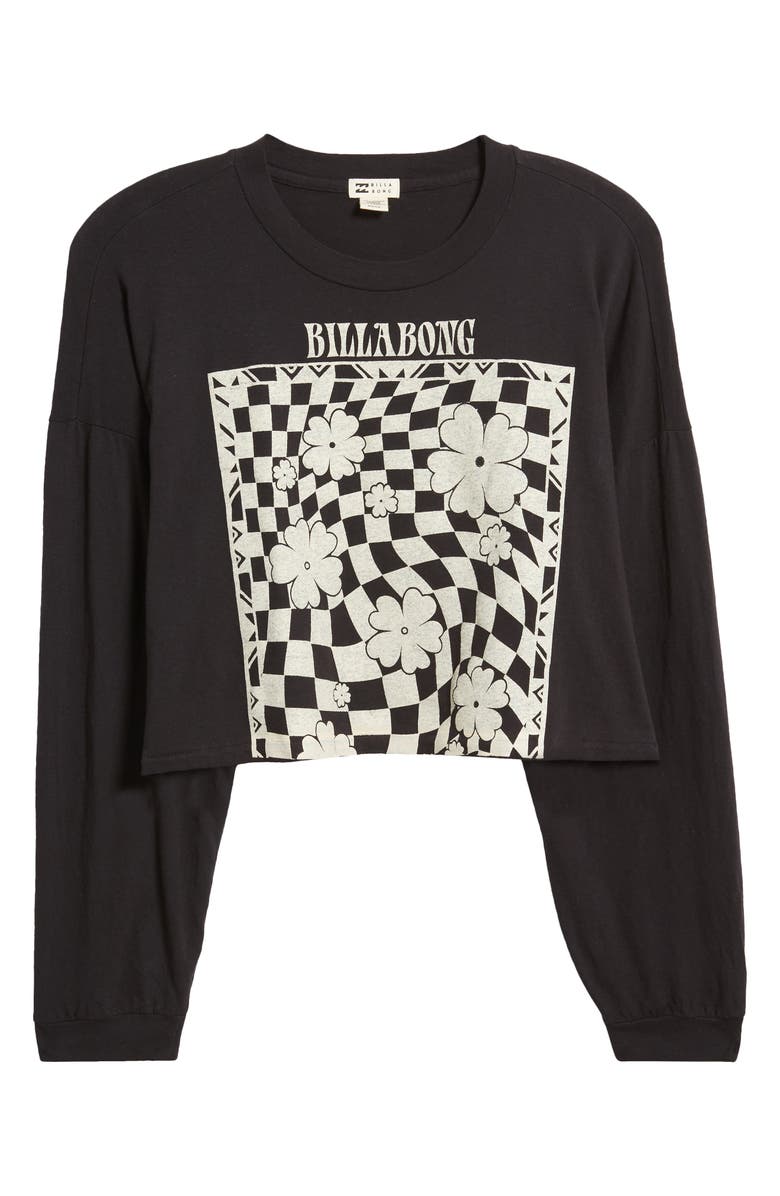 Billabong x Sincerely Jules Beach Boyfriend Crop Graphic T-Shirt, Alternate, color, 