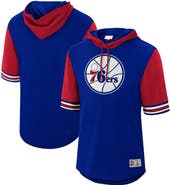 Mitchell & Ness Men's Mitchell & Ness Royal Philadelphia 76ers Hardwood Classics Buzzer Beater Mesh Pullover Hoodie