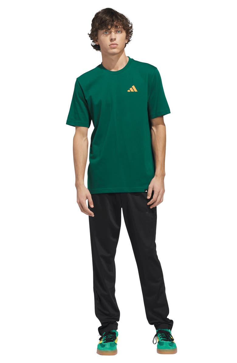 adidas Everyday Getaway Graphic T-Shirt, Alternate, color, Collegiate Green