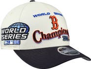 New Era Men's New Era Cream/Navy Boston Red Sox World Series 9FORTY M-Crown A-Frame Adjustable Hat