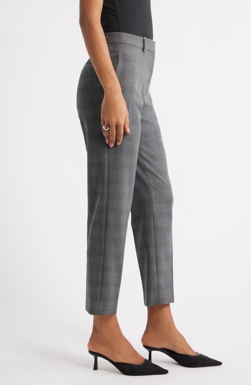 Open Edit Plaid Cigarette Pants