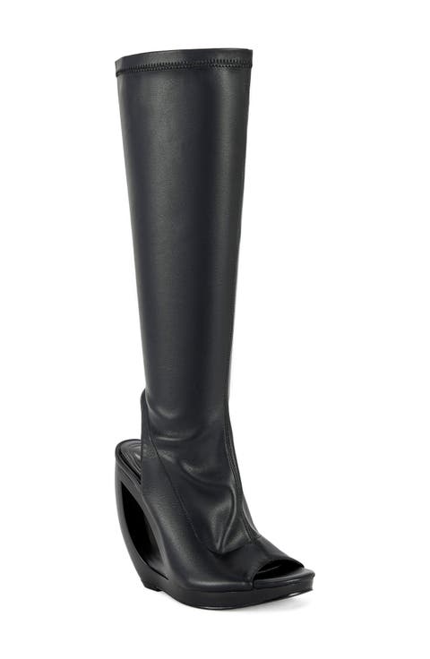 Ilyssa Peep Toe Boot (Women)