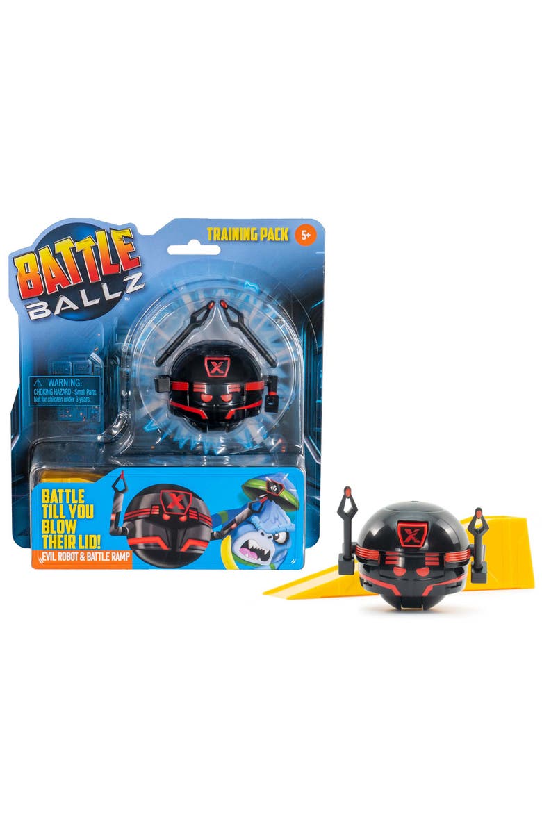 Battle Ballz Training Pack Evil Robot Weapon Wielding Toy Figure, Alternate, color, Multicolored