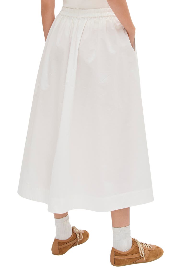 Natalie Organic Cotton Skirt, Alternate, color, WHITE