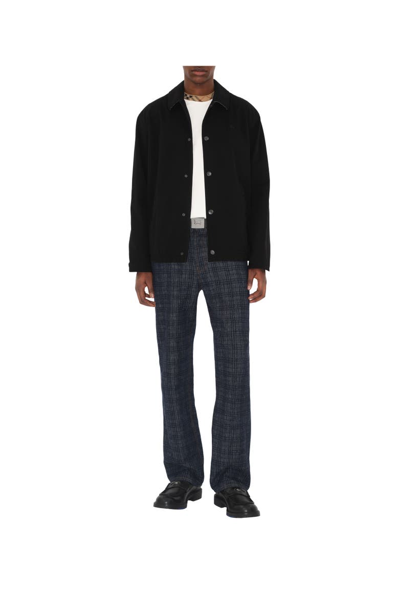 Burberry Gabardine Coach Jacket, Alternate, color,