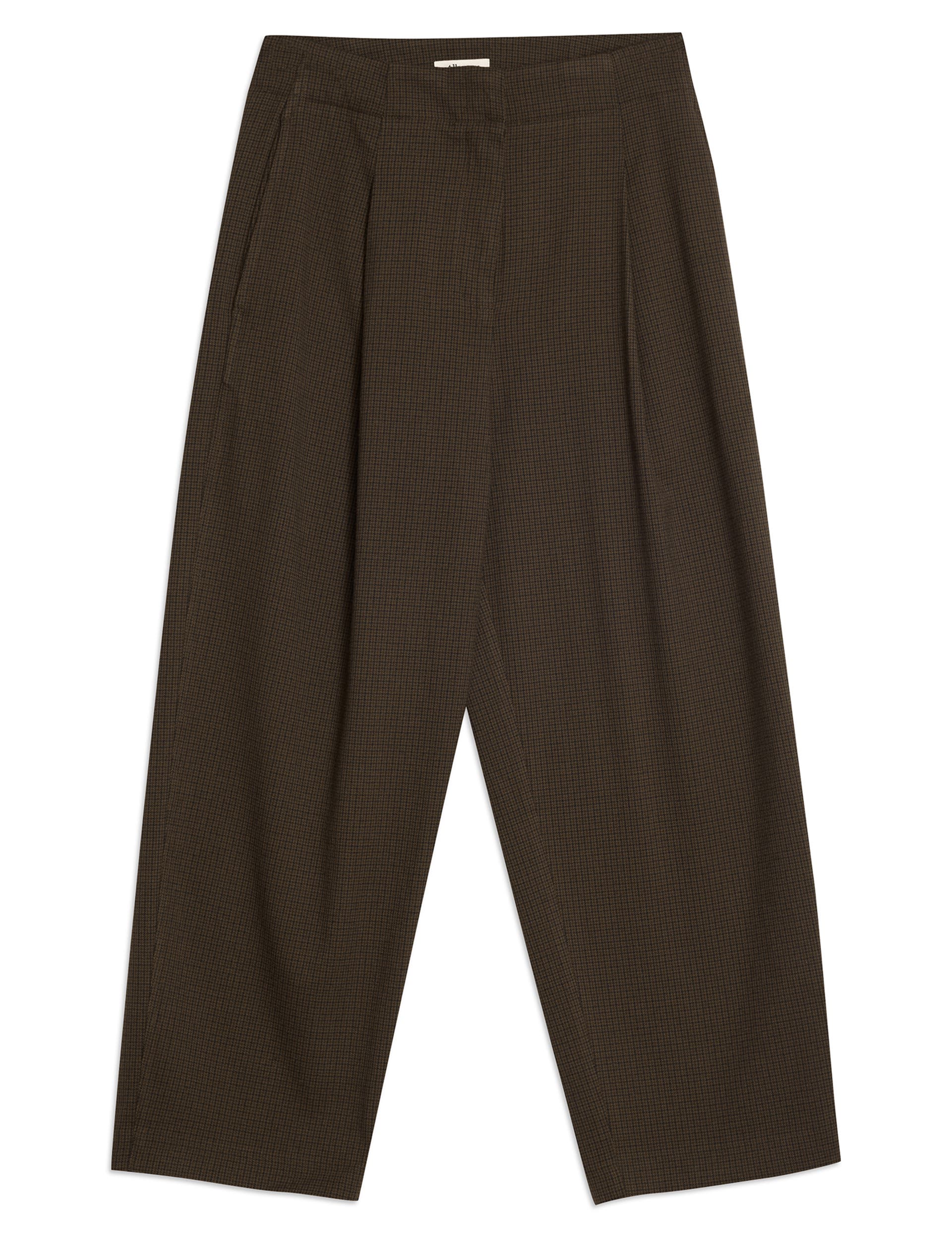 Albaray Mini Checked Barrel Trouser (Women) | Nordstrom