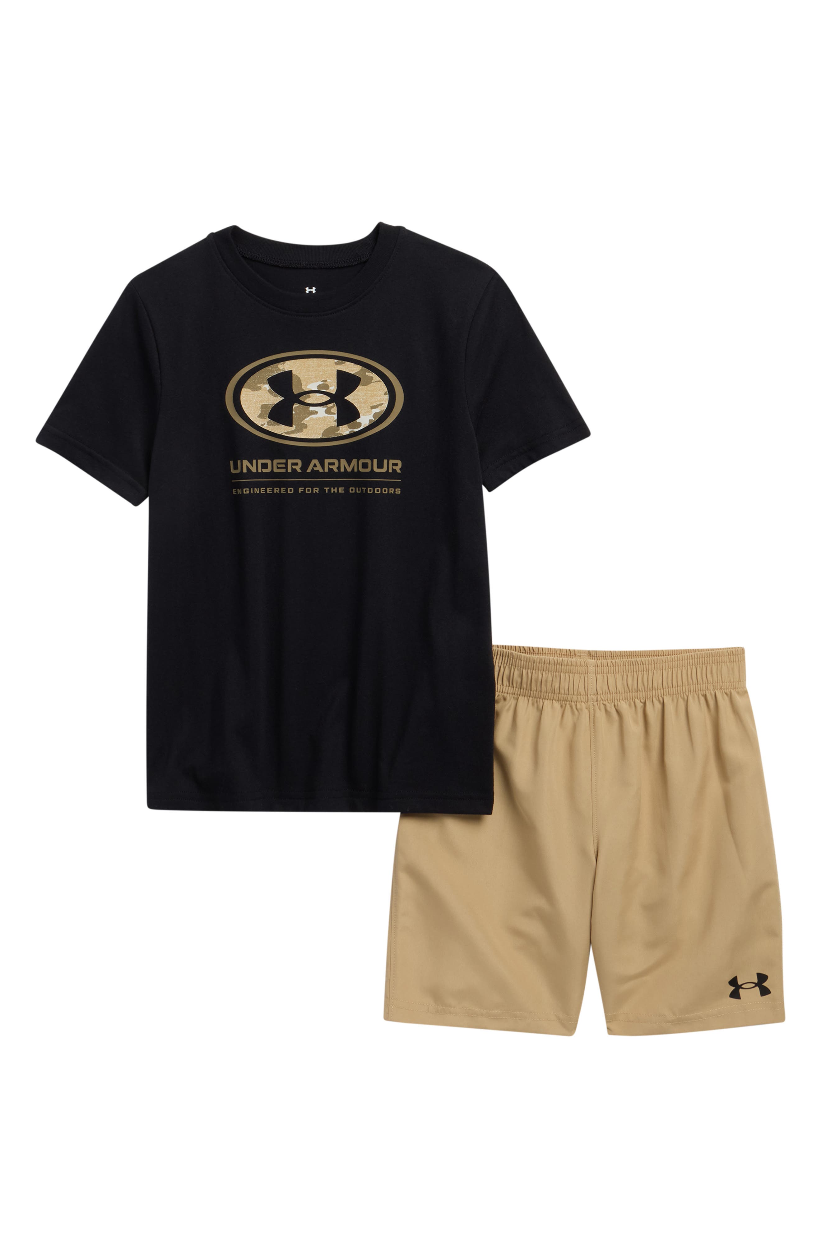 Under Armour Kids' Branded Scene T-Shirt & Shorts Set