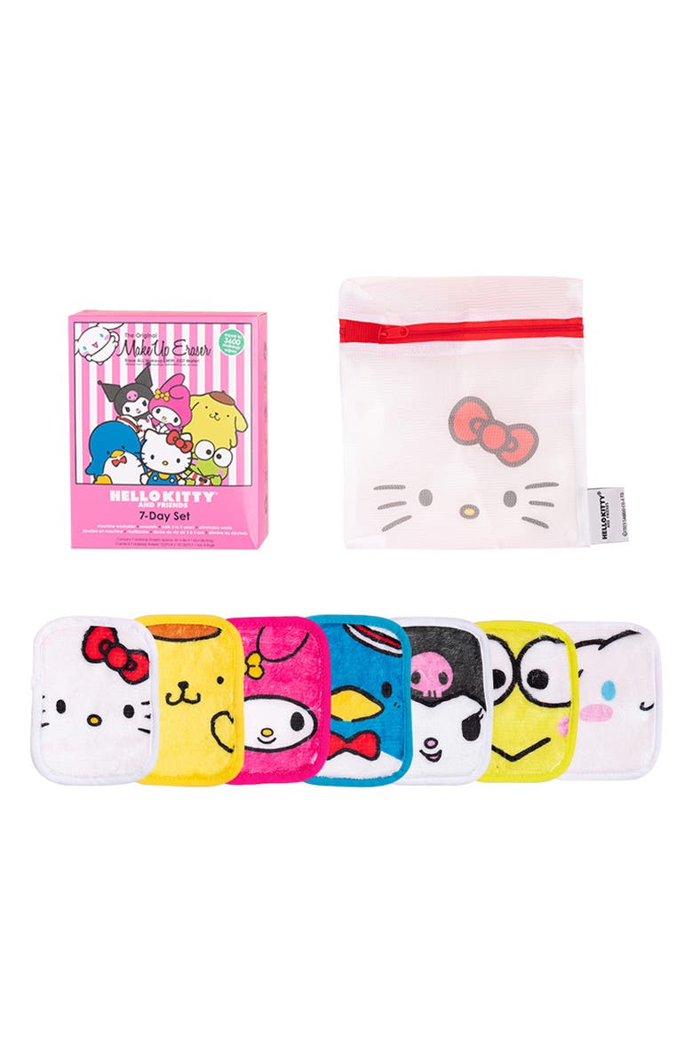 The Original MakeUp Eraser x Hello Kitty<sup>®</sup> & Friends The Original Makeup Eraser 7-Day Set, Main, color, 