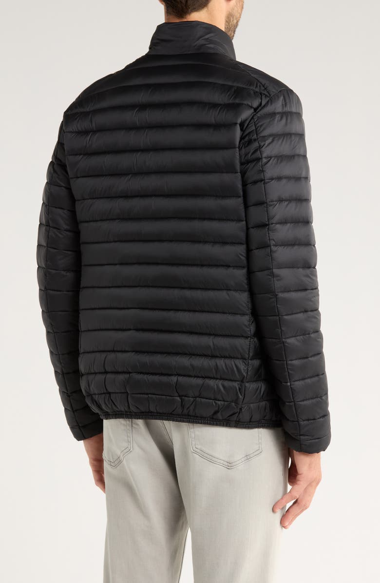 Save The Duck Ciro Water Resistant Packable Puffer Jacket, Alternate, color, Black