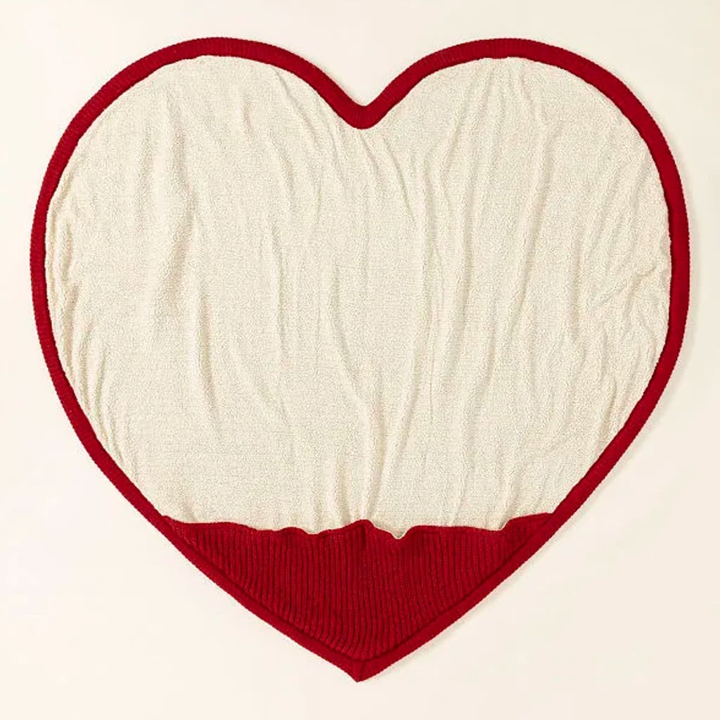 Uncommon Goods Snuggle Up Footsie Blanket In Red