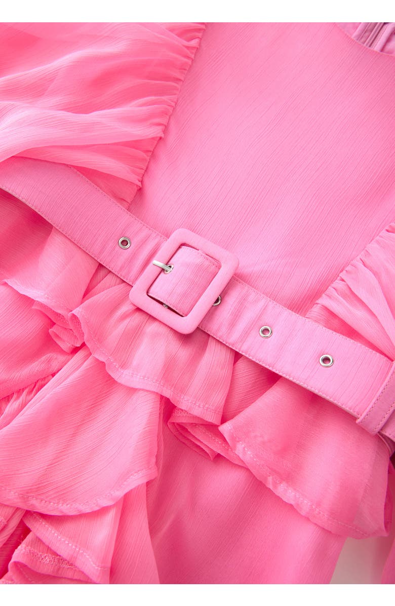 Marlo Kids Soleil Frill Mini Dress, Alternate, color, Candy