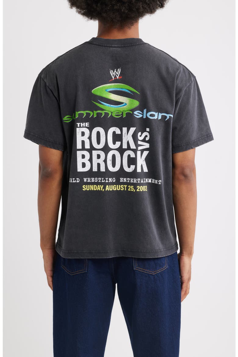 WWE Summer Slam Graphic T-Shirt, Alternate, color, BLACK WASH