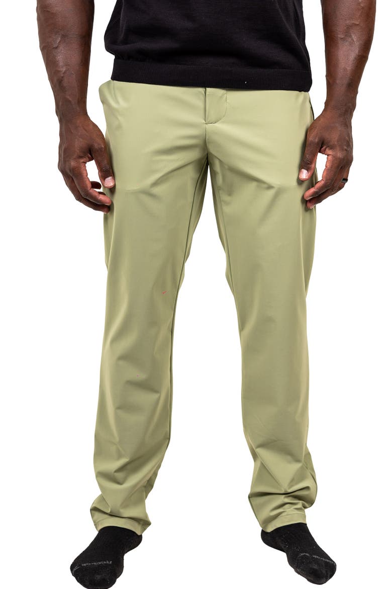 Workout Stretch Pants, Main, color, GREEN