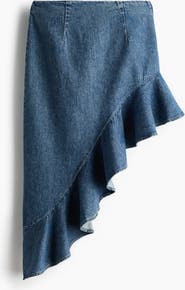 H&M Asymmetric Denim Skirt