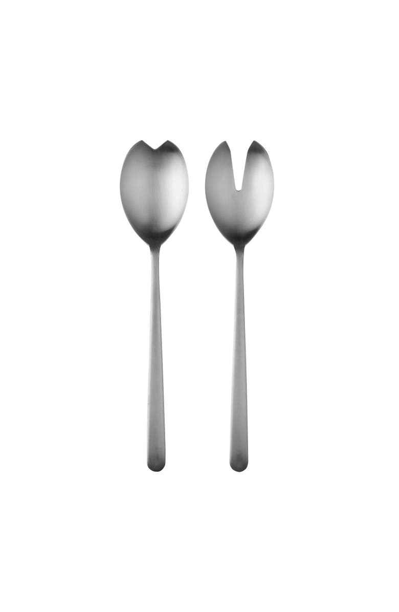 Mepra Linea Salad Serving Set - 2 Pieces, Alternate, color, Ice Silver