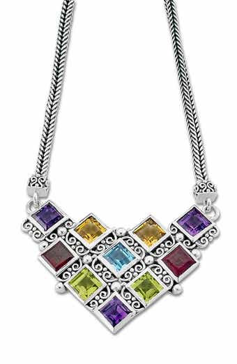 Multistone Statement Necklace
