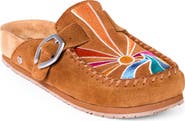 Minnetonka Buckle Leather Clog
